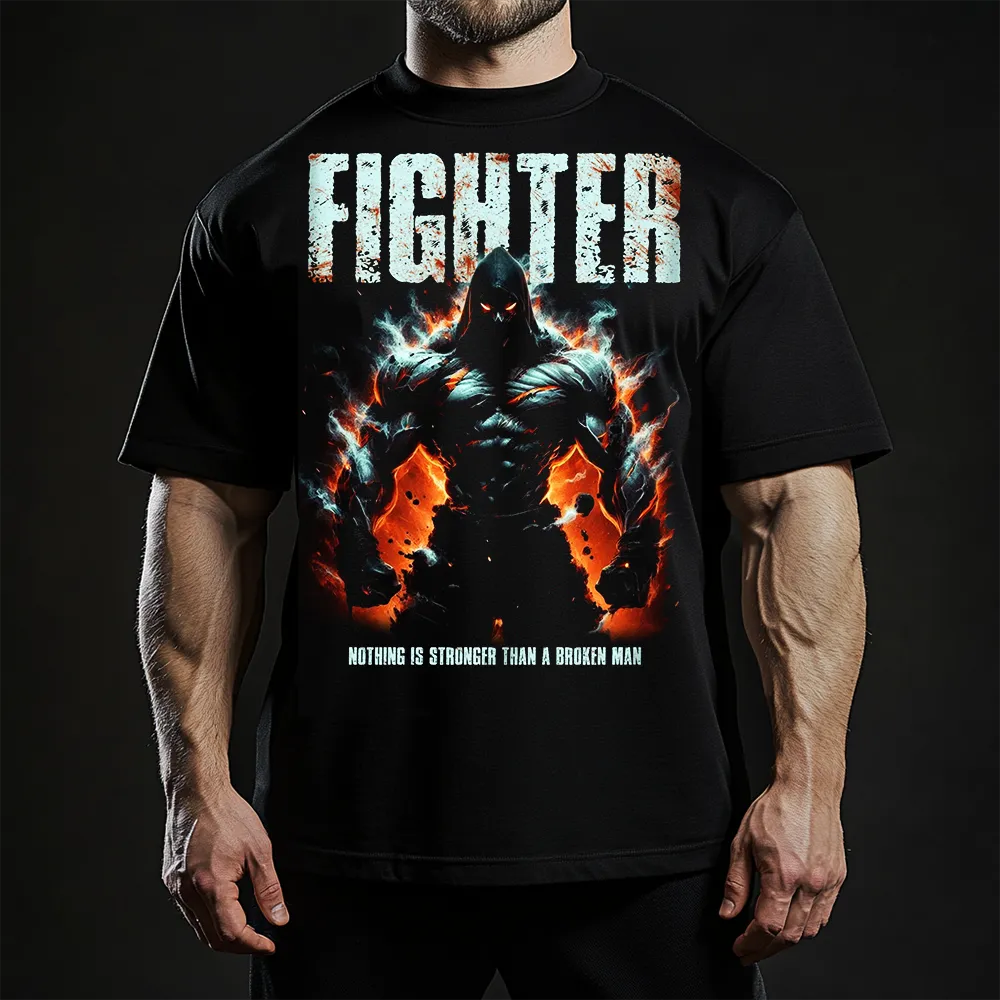 Oversized Унисекс Тениска Fighter