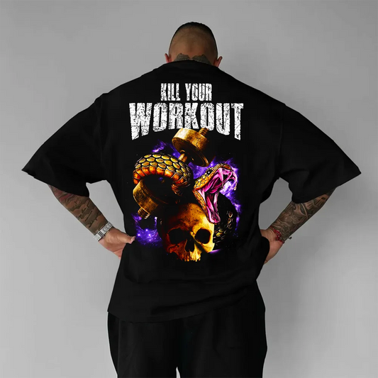 Oversized Унисекс Тениска Kill Your Workout