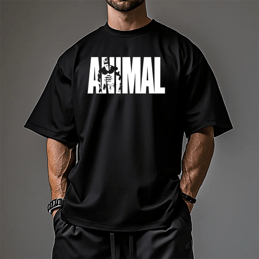 Oversized Унисекс Тениска AnimalN - Fitness Drehi