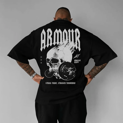 Oversized Унисекс Тениска Armour - Fitness Drehi