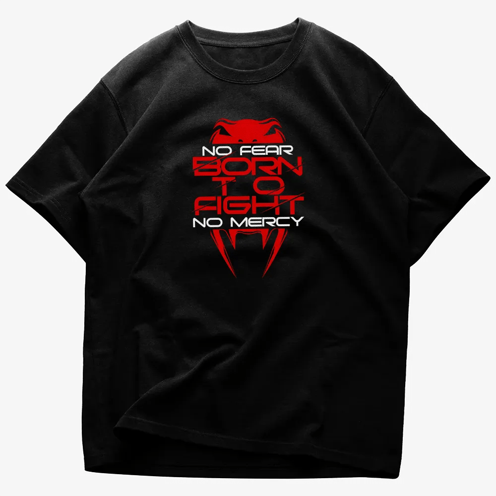 Oversized Унисекс Тениска Born To Fight - Fitness Drehi