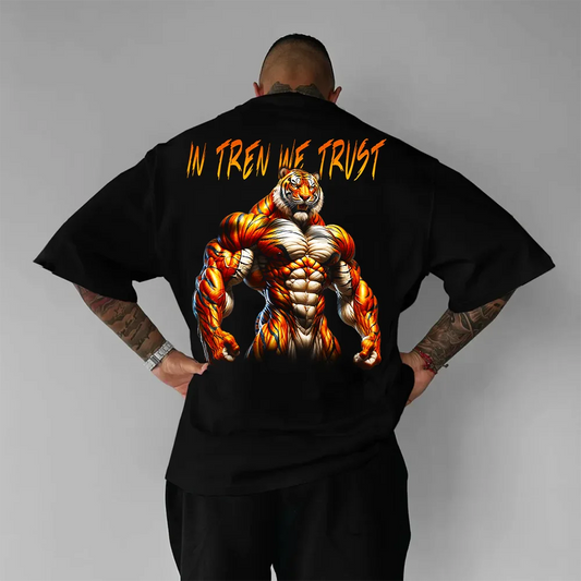 Oversized Унисекс Тениска In Tren We Trust