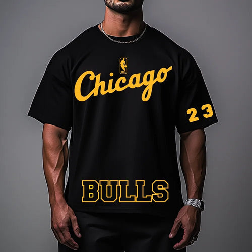 Oversized Унисекс Тениска Chicago G - Fitness Drehi
