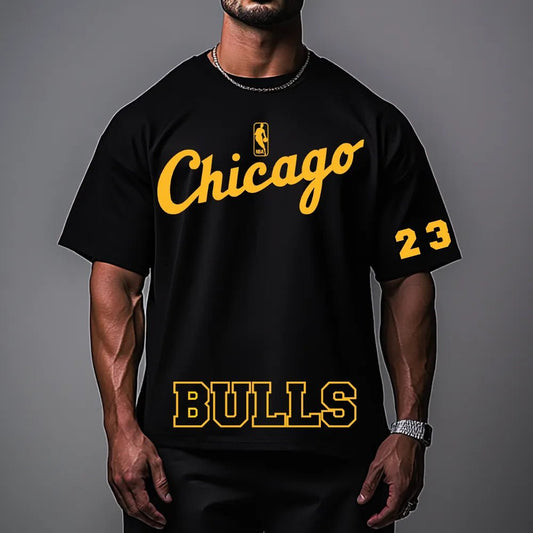 Oversized Унисекс Тениска Chicago G - Fitness Drehi