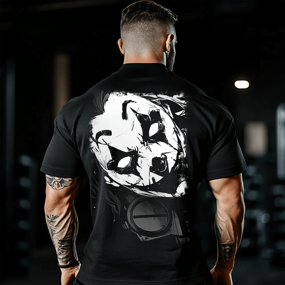 Oversized Унисекс Тениска Dark Series 2 - Fitness Drehi