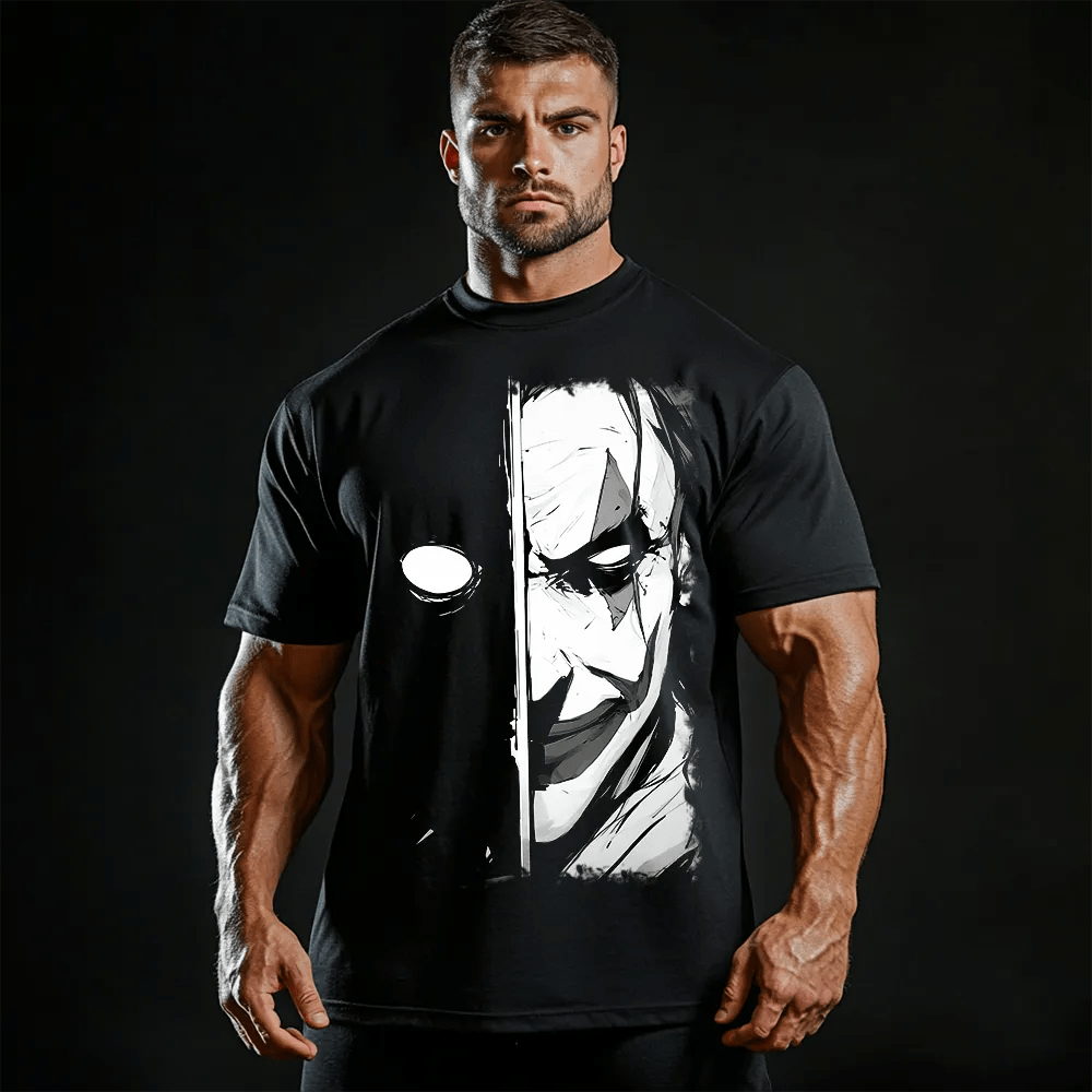 Oversized Унисекс Тениска Dark Series 7 - Fitness Drehi