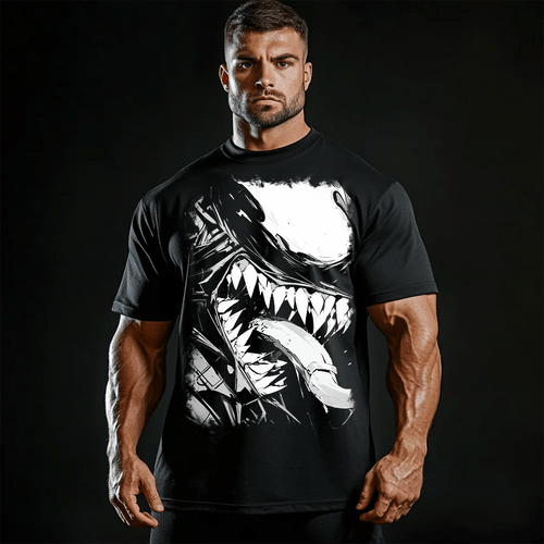 Oversized Унисекс Тениска Dark Series 8 - Fitness Drehi