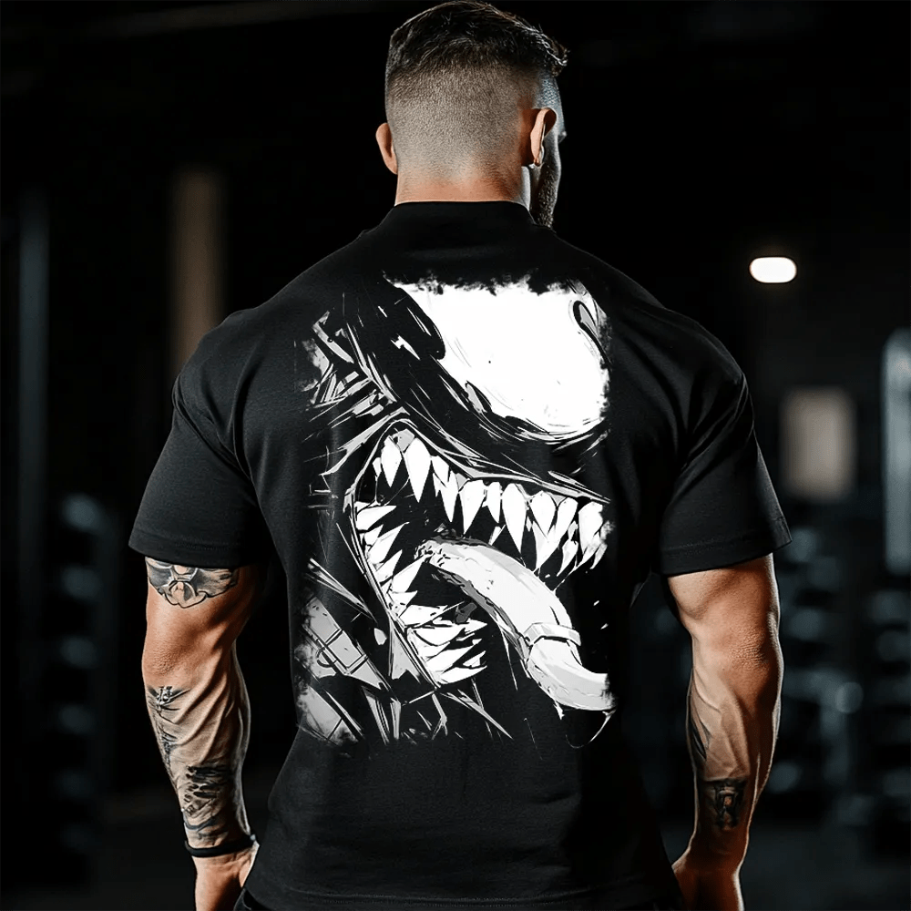 Oversized Унисекс Тениска Dark Series 8 - Fitness Drehi