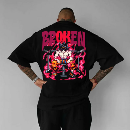 Oversized Унисекс Тениска Broken