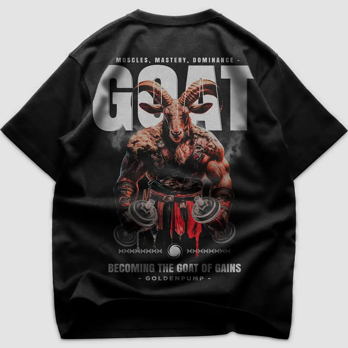 Oversized Унисекс Тениска Gym Goat - Fitness Drehi