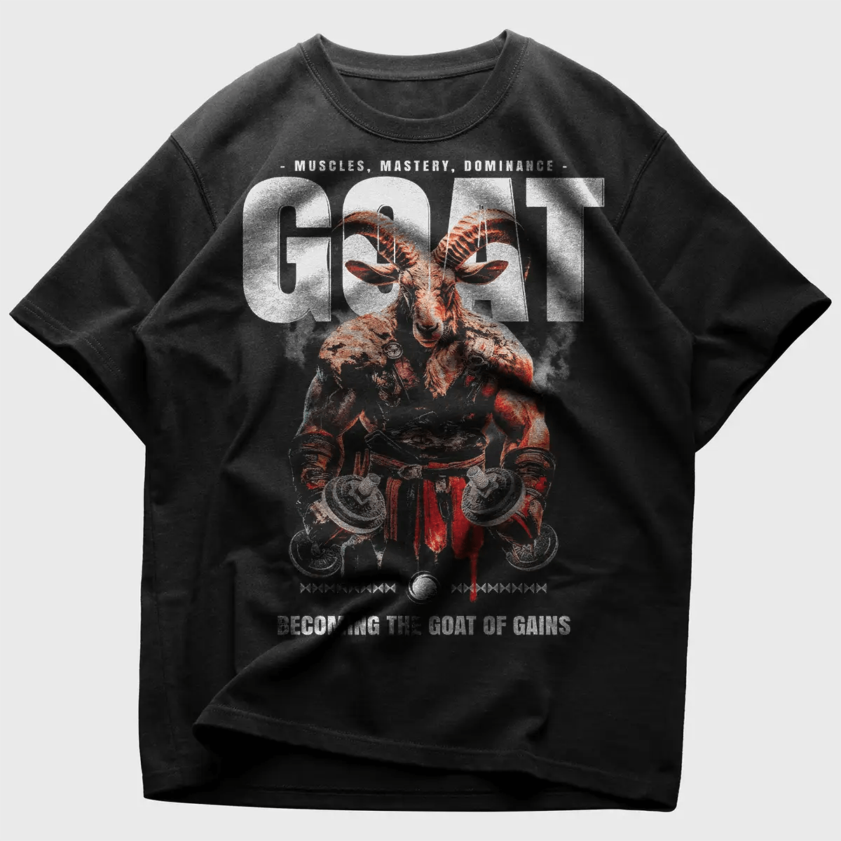 Oversized Унисекс Тениска Gym Goat - Fitness Drehi