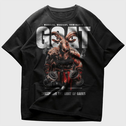 Oversized Унисекс Тениска Gym Goat - Fitness Drehi