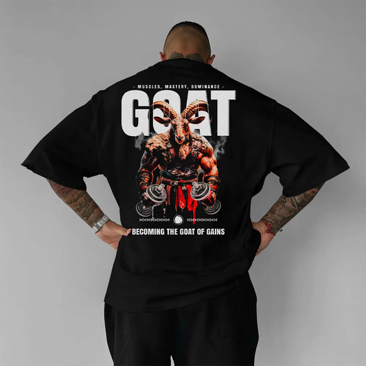 Oversized Унисекс Тениска Gym Goat