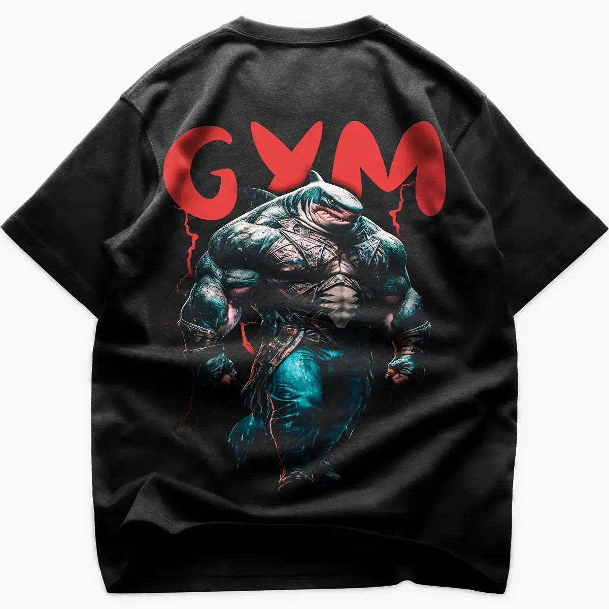 Oversized Унисекс Тениска Gym Sharkk