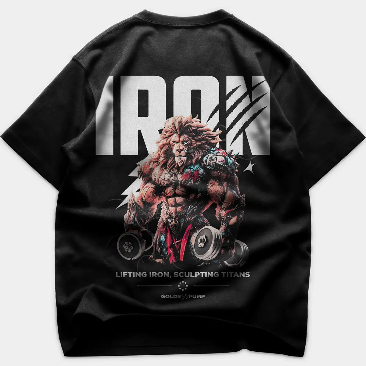 Oversized Унисекс Тениска Iron Lion
