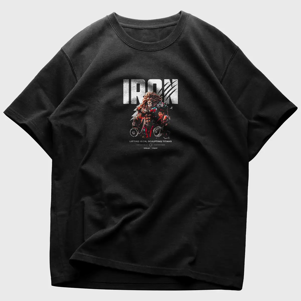 Oversized Унисекс Тениска Iron Lion