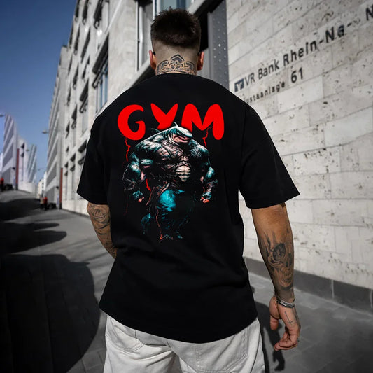 Oversized Унисекс Тениска Gym Sharkk