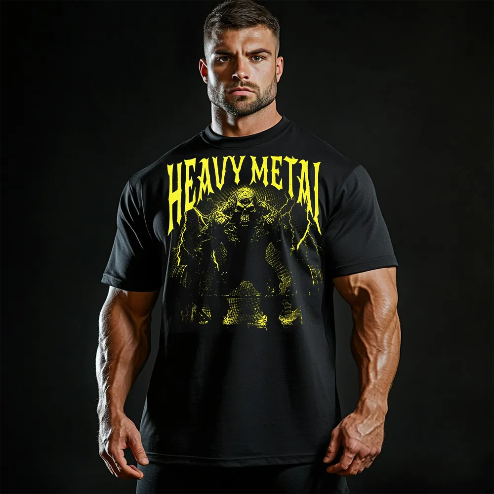 Oversized Унисекс Тениска Heavy Metal