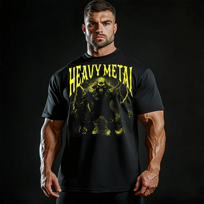 Oversized Унисекс Тениска Heavy Metal