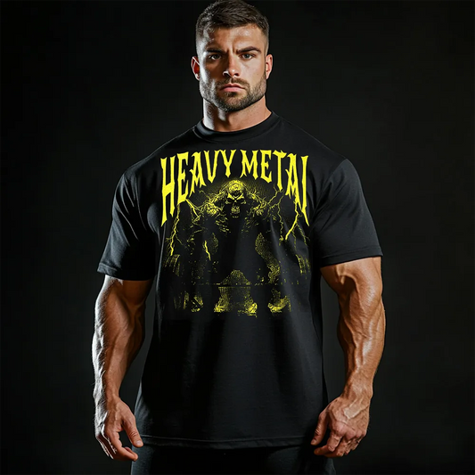 Oversized Унисекс Тениска Heavy Metal