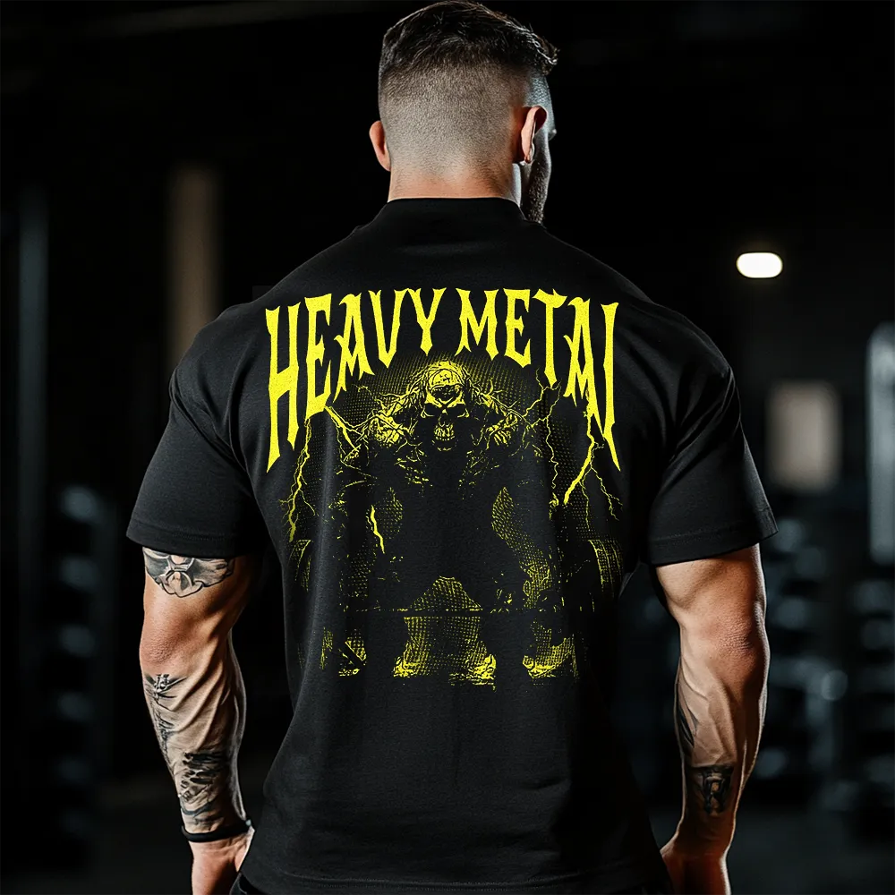 Oversized Унисекс Тениска Heavy Metal