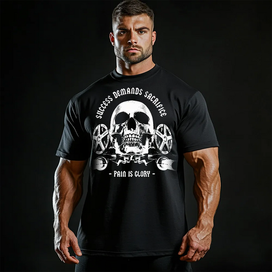 Oversized Унисекс Тениска Pain Is Glory