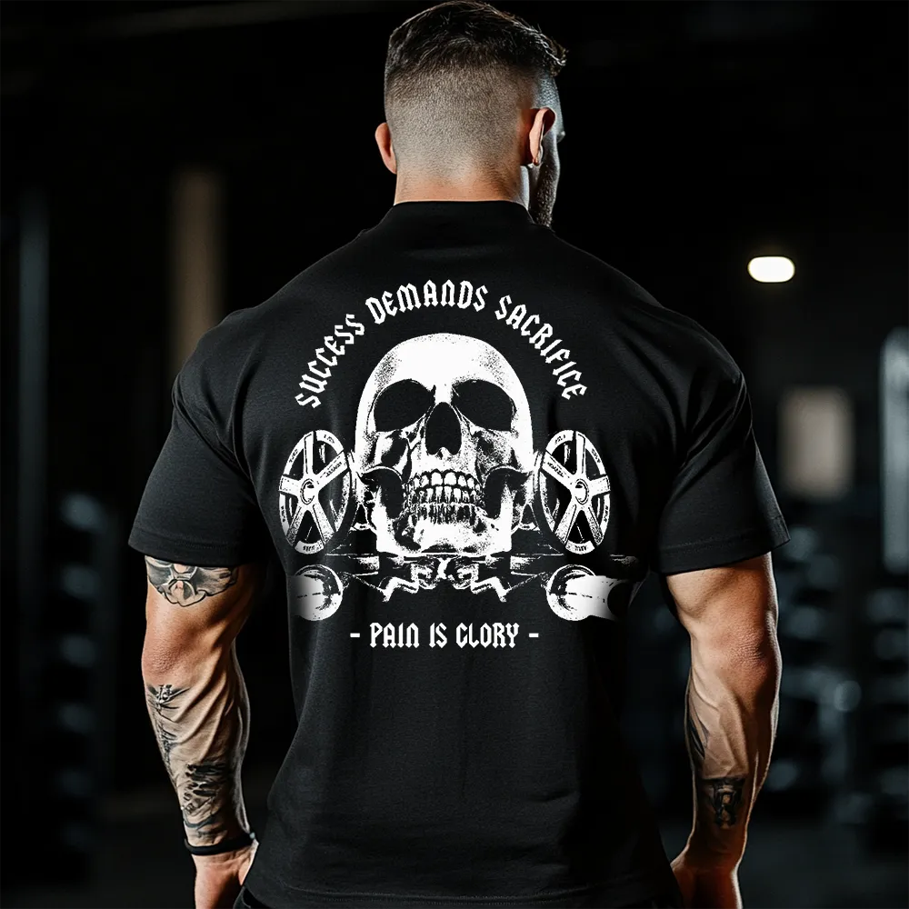 Oversized Унисекс Тениска Pain Is Glory