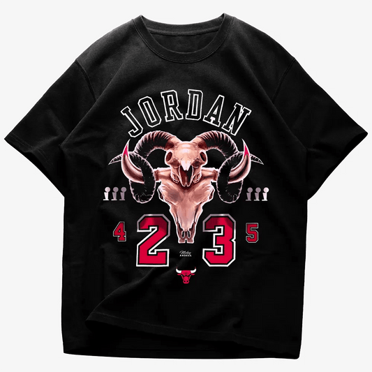 Oversized Унисекс Тениска J23 - Fitness Drehi