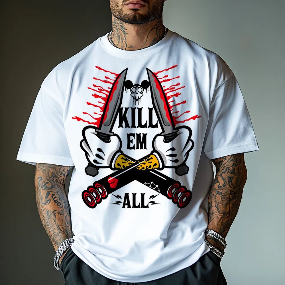 Oversized Унисекс Тениска K Em All - Fitness Drehi