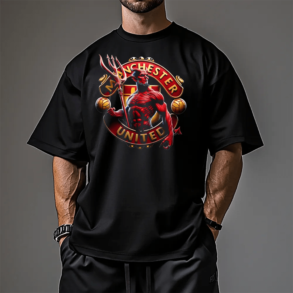 Oversized Унисекс Тениска ManUNTD - Fitness Drehi