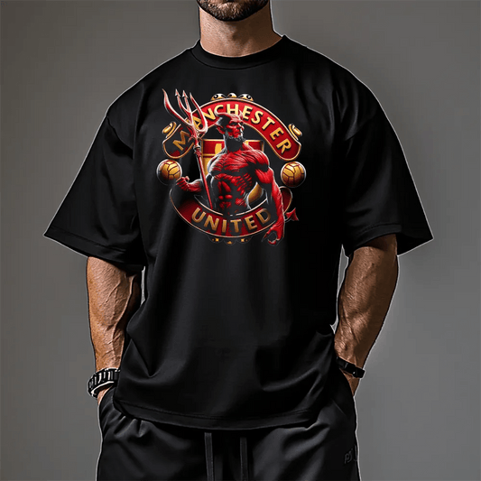 Oversized Унисекс Тениска ManUNTD - Fitness Drehi