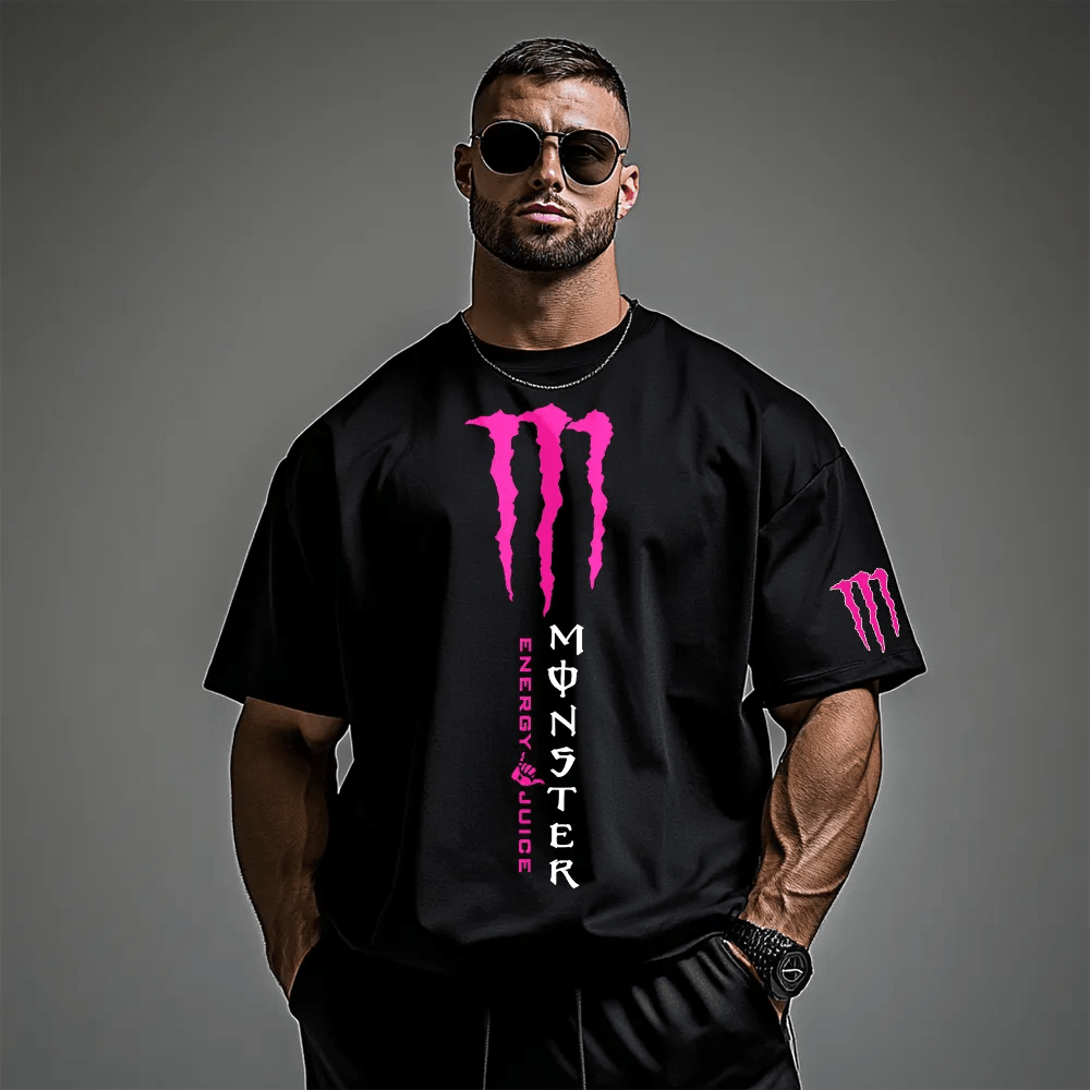 Oversized Унисекс Тениска Mnstr - Fitness Drehi