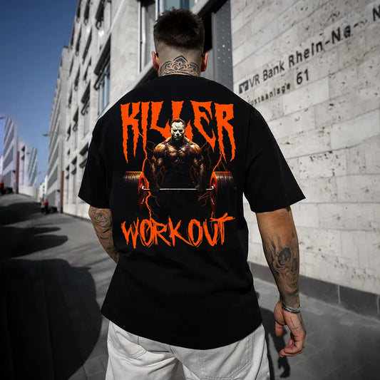 Oversized Унисекс Тениска K Workout