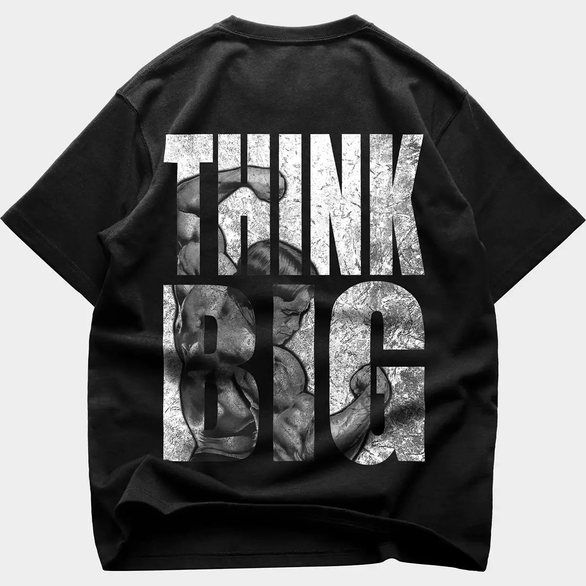 Oversized Унисекс Тениска Think Big - Fitness Drehi