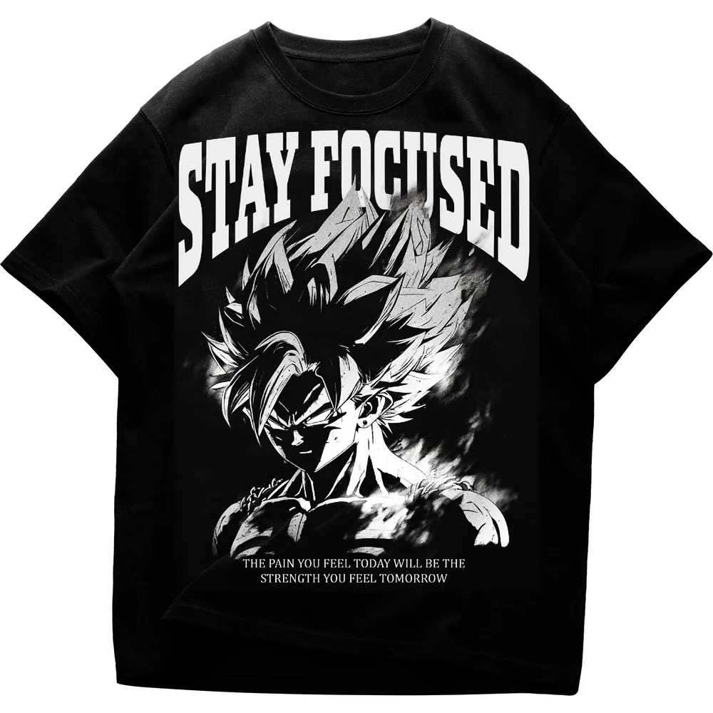 Oversized Унисекс Тениска Stay Focused