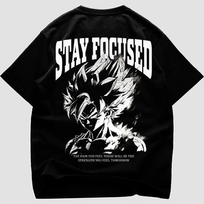 Oversized Унисекс Тениска Stay Focused