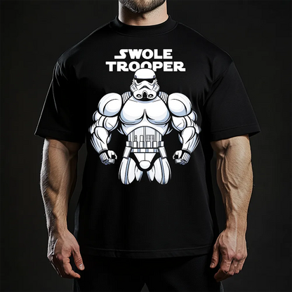 Oversized Унисекс Тениска Swole Trooper