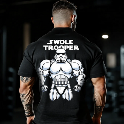 Oversized Унисекс Тениска Swole Trooper