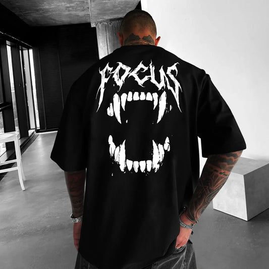Oversized Унисекс Тениска Focus