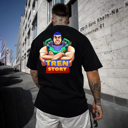Oversized Унисекс Тениска Tren Story