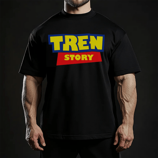 Oversized Унисекс Тениска Tren Story - Fitness Drehi