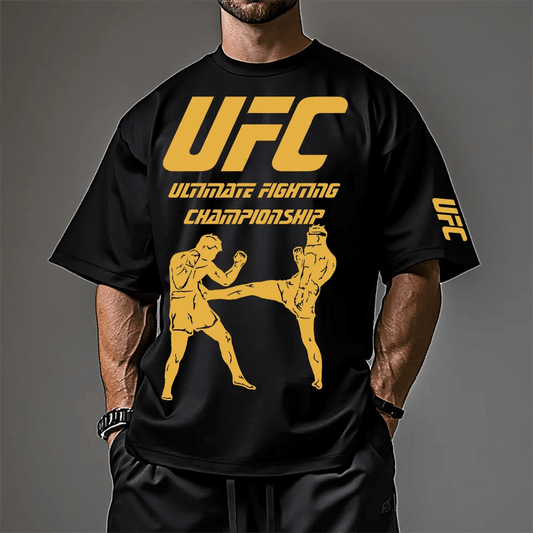 Oversized Унисекс Тениска UFCFighter - Fitness Drehi