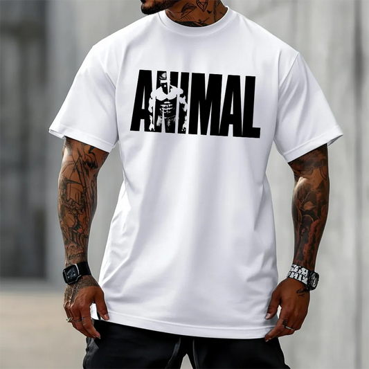 Oversized Унисекс Тениска Animal wh