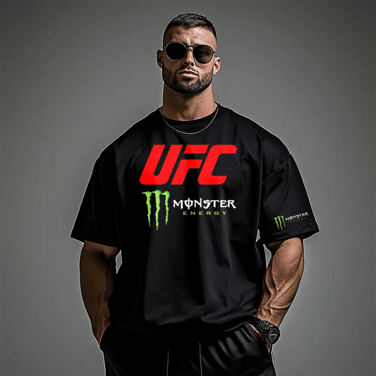 Oversized Унисекс Тениска UFCMnstr - Fitness Drehi