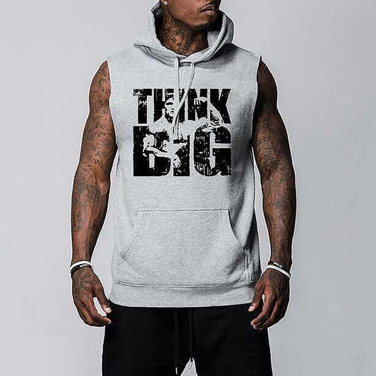 Сив Суичър без ръкави Think BIg - Fitness Drehi