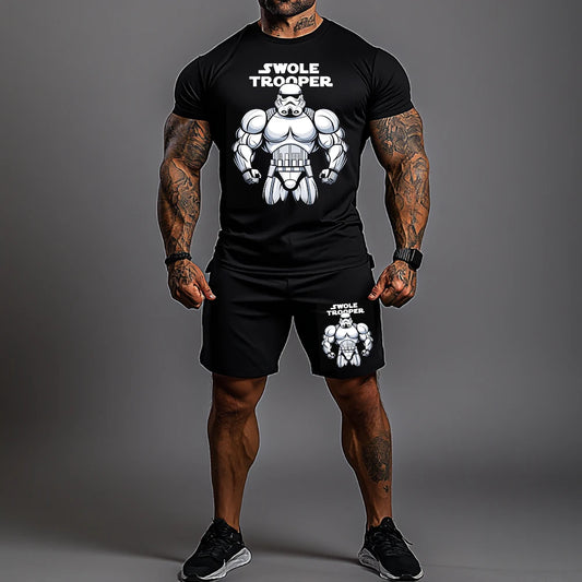 Спортен къс екип Swole Trooper