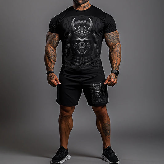 Спортен къс екип Samurai Skull
