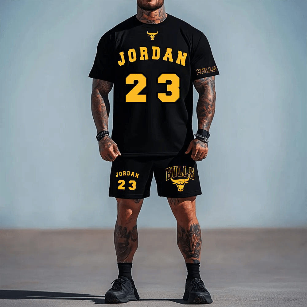 Спортен къс екип J23 Gold - Fitness Drehi
