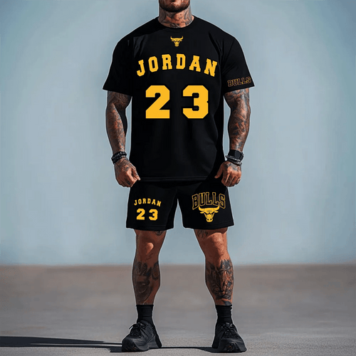 Спортен къс екип J23 Gold - Fitness Drehi