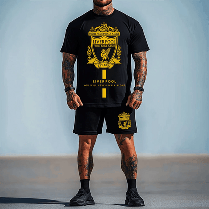 Спортен къс екип Liverpool Gold - Fitness Drehi